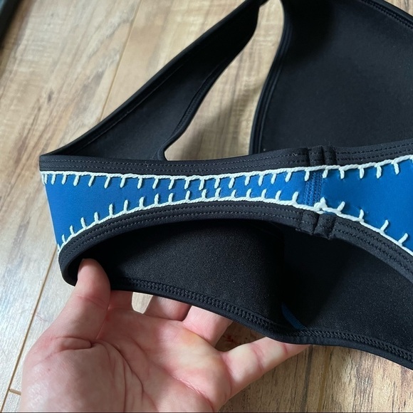 Triangl Crochet Blue Bikini Bottoms - Picture 4 of 6